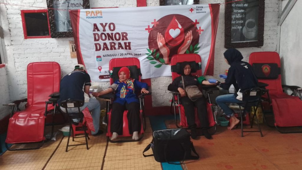 Pengambilan Donor Darah tgl 20 April 2025 Yayasan PAPI