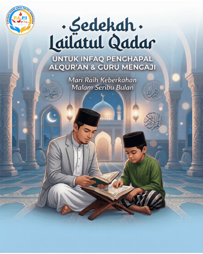 Sedekah Lailatur Qadar-Penghapal-Quran-Guru Mengaji-tanpaRekekning