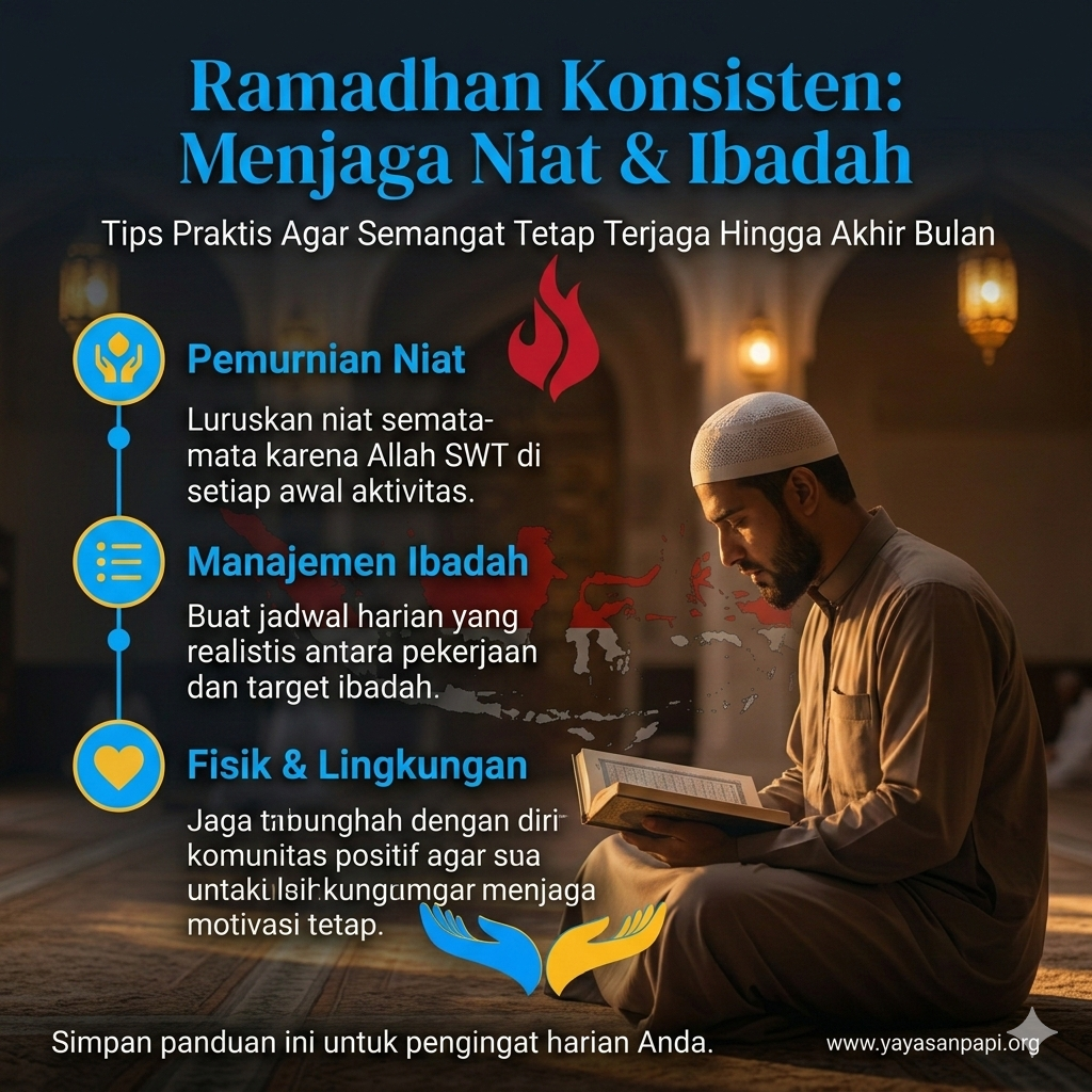 Suasana tdarus Quran shalat malam yang khusyuk di awal Ramadhan 1447H