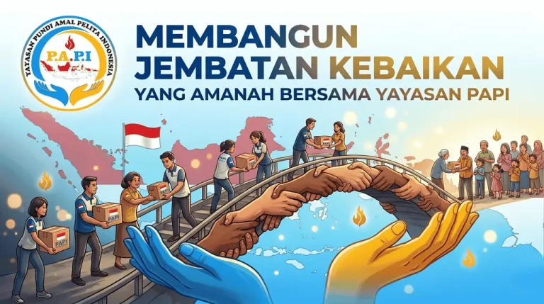 Membangun Jembatan Kebaikan yang Amanah Bersama Yayasan PAPI